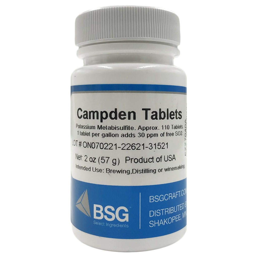 Tablet (Potassium Metabisulfite), 2oz