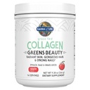 Garden of Life Grass Fed Collagen Greens Beauty Powder - Apple, 14 pelayan, untuk Women Skin Hair Nails Joints, Collagen Peptides Powder + Protin + Greens Supplemen