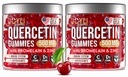2 Paket - JOYLI Quercetin Gummies dengan Bromelain, Zinc, Vitamin C & D3 - Sugar- Free Quercetin Sugar- Dukungan Immune Wellness - 500mg Quercetin untuk Anak-anak & D3 - 60 Gummies per Pack
