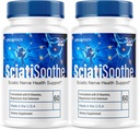 LIVORKA (2 Pack) Sciatisootthe - Sciatisoothe Suplement, Sciati Soothe, Sciatisoothe Vitamin, Sciatistisán, Sciati Sooté Suplemen, Sciatic Stiles, 120 Capsules selama 2 bulan