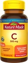 Nature Made Vitamin C 500 Mg Caplet dengan Rose HIPS, 130 Tablet (Paket 3)