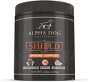 Suplemen Dukungan Ammune Perisai untuk Anjing oleh Nutres Alpha Dog - 7 Nutrosionary Mushroom Complex + Vitamin C ke Boost Imunity - Hingga 120 Pelayan untuk Anjing Kecil, 108g