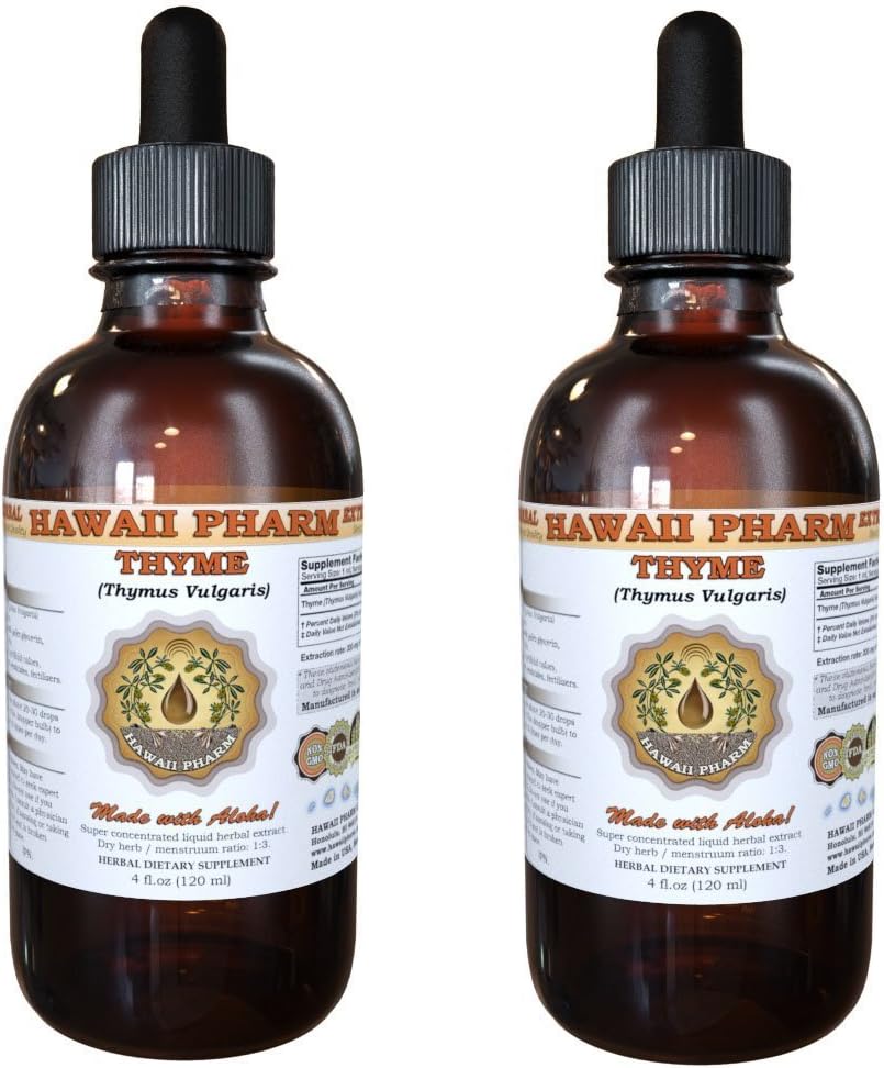 Hawaii Pharm Thyme (Thymus vulgaris) Liquid Extract 2x4 f.oz
