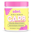 Obvi Guilt -Free Carb Blocker 124; Supports Fitness Goals 124; Carb Absorpsi Blocker dengan White Ginney Bean Extract 124; 120 Kasules, 30 Servis