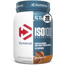 dymatize ISO100 Whee Protein Powder Isolate, Chocolate Peanut Butter, 25g of Protein, 5.5g BCAAs, Kurang dari 120 Cal., Gluten Free, 1g Fat, 1g Sugar, 2g Carb (20 Serving)