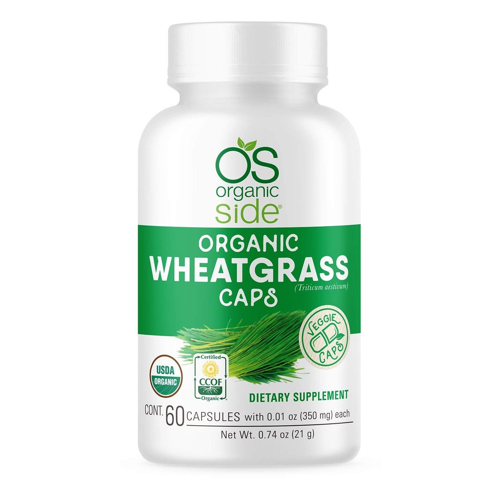 $124; Organic Wheatgrass Capsules 124; 60 Count 124; USDA Certified Organik, Non-GMO, Vegan Suplemen untuk Natural Energy Boost, Ammune Dukungan, dan Wellness