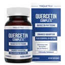 Quercetin Complete ® Quercetin Phytosome with 50X Higher Absorpsi, Clinically Proven & Patented Quercefit - Paling Efektif Form of Quercetin - Enhanced with Bromelain, Zinc & Vitamin C (60 Capsules)
