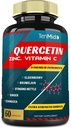 Quercetin Extract Capsules - Blend Elderberry, Bromelain, Ginger, Stinging Nettle, Echinacea, Black Pepper dan More - 60 Capsules, 2 Bulan Suppply