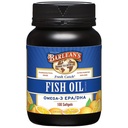 Tambahan Minyak Ikan Barlean Omega 3, Tambahan Softgels untuk Pria dan Wanita, EPA 600mg dan DHA Acids Gendut, Oranye Flavored, 100 Count