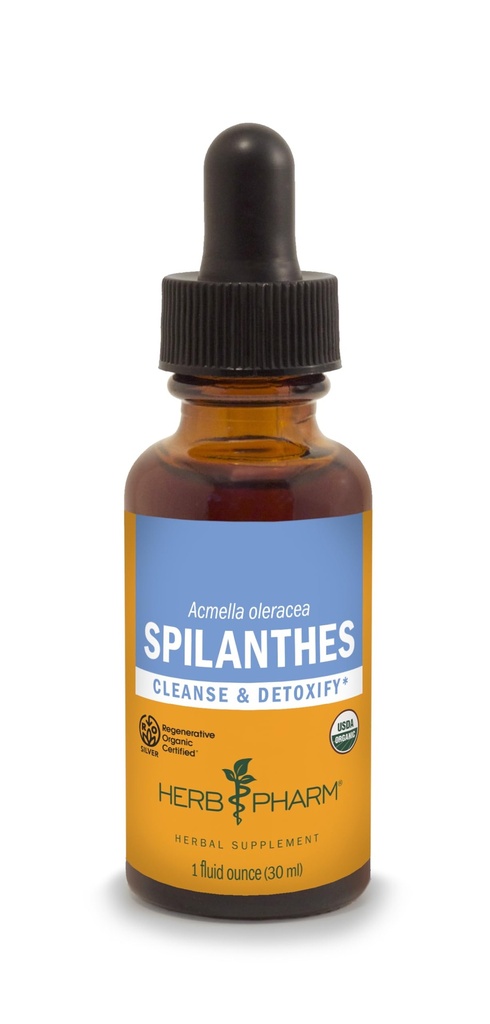 Herb Pharm Certified Organic Spalanthes Extract for Cleansing and Detoksifikasi - 1 Ounce