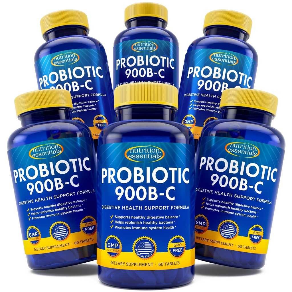 Suplemen Diet Probiotik Nutrition GMP Tersertifikasi 6 Botol 360 Capsules