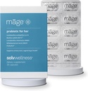 Solv Wellness Māge Probiotic for Her, Daily Women 's Prebiotic and Progrance Blend Nutonational Suplemen untuk Digetical, Vaginal PH Saldo, Mineral Tract Health Support, 30 Capsules