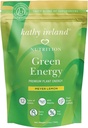 Kathy Irlandia Super Greens Energy Powder, Minuman Energi Bersih Mix dengan Matcha & Green Tea, Suplemen Immune & Digetical, Tanpa Tambahkan Gula, Meyer Lemon Flavor, 7.4 oz