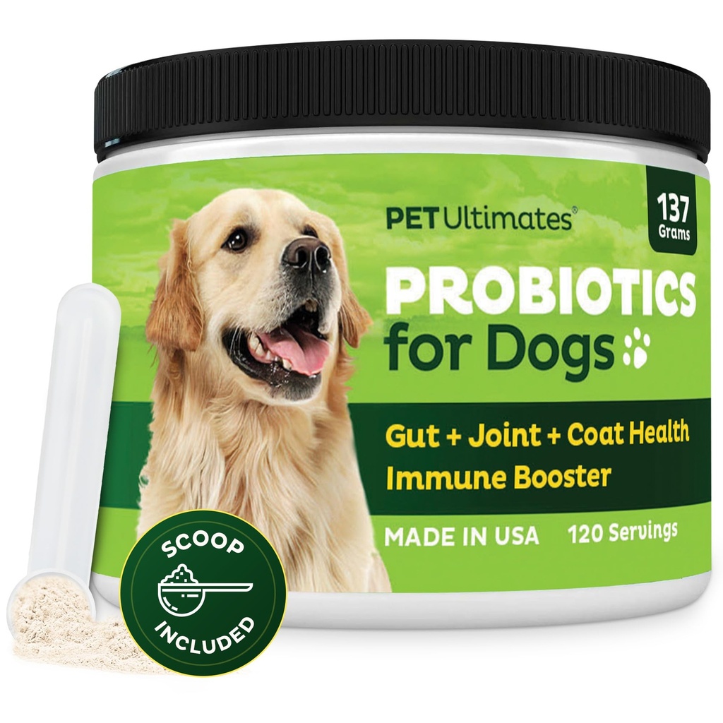 Pet Ultimates Progities for Dogs - 22- Species Dog Propoles for Digetical Recovery - Skin and Coat Supplement, Enhances Vitalitas - Dog Health Supplies (1 Pack)