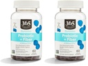 365 oleh Whole Foods Market, Gummies Probiotic Fiber 2 Bill Blue Raspberry, 60 Count (Paket 2)