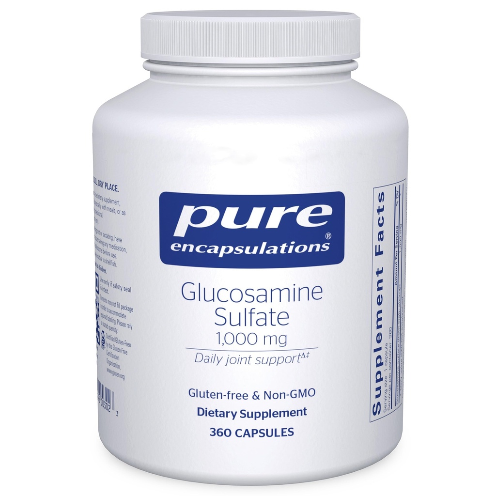 Penambahan Murni Glucosamin Sulfate 1.000 mg 124; Tambahan untuk Dukungan Gabungan dan Mobility, Kesehatan Cartilage, dan Konektor Jaringan * 124; 360 Capsules