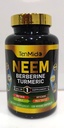 Neem Leaf Supplement - 8in1 Formula - Combine dengan Berberine, Turmeric, Holy Basil, Amla, Artichoke, Milk Thistle, dan Black Pepper - Dukungan Imune - 120 Capsules untuk 4 Bulan Supply