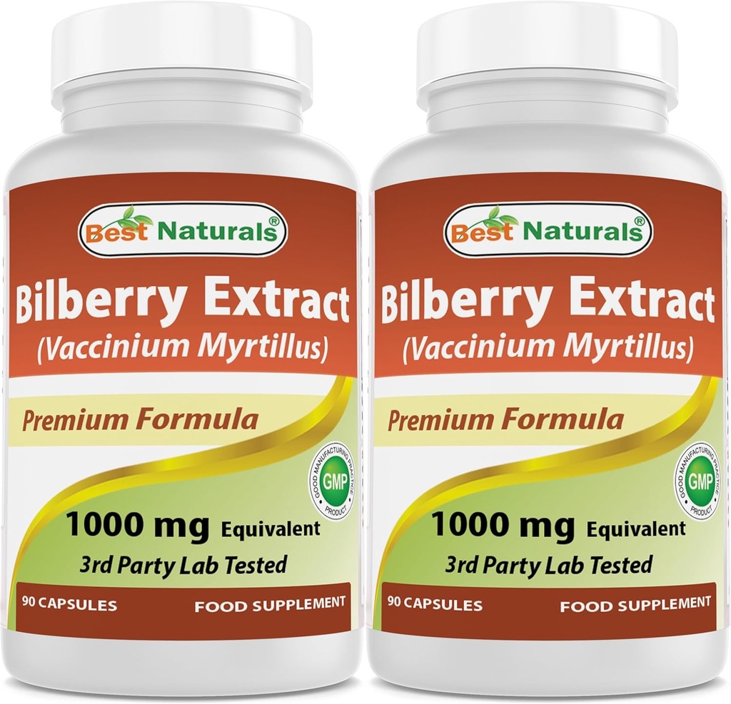 Terbaik Bilberry 1000 Mg 90 Capsules (90 Cacah (Paket 2))