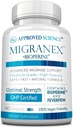 Disetujui Ilmu Migranex - Migraine & Headache - Magnesium, Feverfew - 60 Capsules - Paket 1 - Vegan