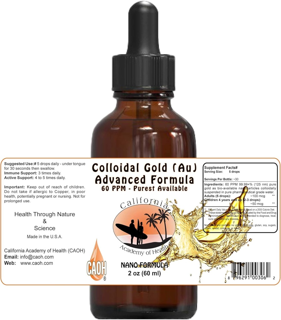 Colloidal Gold Au 2 oz dari CAOH