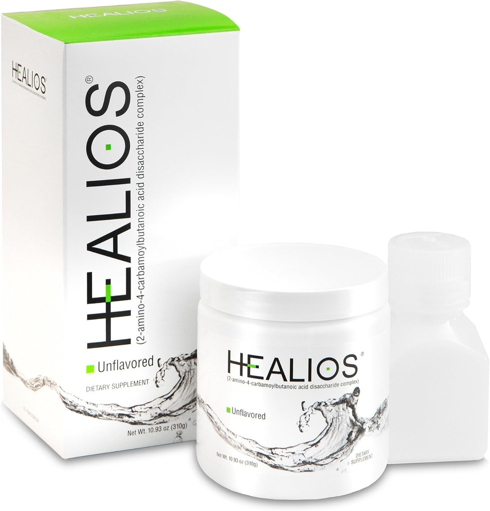 Heallios Unfeaked Oral Health and Dietary Supplemen, Powder Form, Alami Sourced L- Glutamine Trehalosa LArginine, 10.93 Ounces