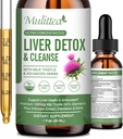 Liquid Health Liquid Drops - Dukung Liver Cleanse Detox & Repair with Artichoose Milk Thistle Silymarin Extract, Dandelion, Turmeric, Berrenine to Renew w w / 21 Power Herb-Nutrients
