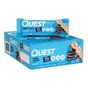 Quest Nutrection Cookies & Cream Protein Bars, 21g Protein, 1g Sugar, 4g Net Carb, Gluten Free, Keto Friendly, 12 Count