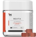 DS Labs Revita Hair Vitamin Gummies - Dukungan untuk thicker, Fuller Looking Hair, Dengan Biotin, Zinc, Vitamin D, Besi, Magnesium & Melonalin, Vegan, Gluten- Free, Glatin-Free, 60 Gummies