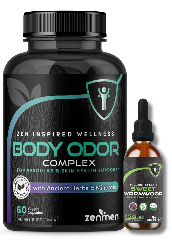 Zenmen Overall Wellness Bundle: Tambahan Body Odor dan Sweet Wormwood Tincture Bundle