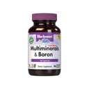 Bluebonnet Multi Mineral Plus Boron Vegetarian Capsules tanpa Iron, White 90 Count