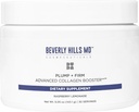 Beverly Hills MD Plump + Firm Collagen Booster Advanced untuk Aging Skin- Nutrient Powder Minum Mix Formula untuk Plumper, Firmer, Skin w / Collagen Peptides, Polyphenols, Ceramides (Raspberry Lemonade)