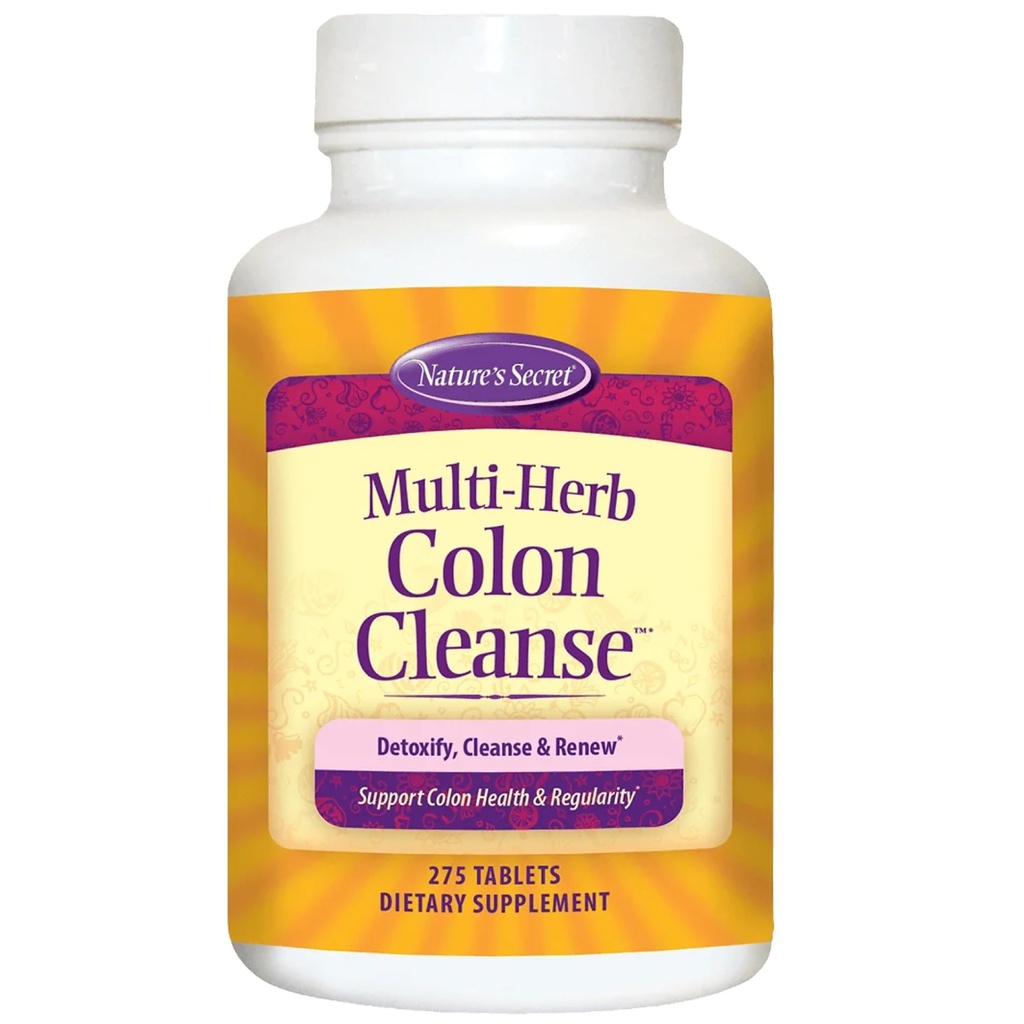 Nature 's Secret Multi- Herb Colon Cleanse, 275 Tablet