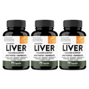Sandhu 's Liver Cleanse Detox & Repair Dups Atter124; 70 Capsules (Paket 3); Herbal Supplemen Untuk Kesehatan Lever; Milk Thistle Dandelion Root Andrographis dengan 8 Mineral