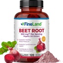 FineLand Beet Root Capsules 124; Tekanan Darah Dukungan 10.000mg Equivalen per Serving 124; 20: 1 Ekstrak, 120 Vegan Kapsul - Sistem Ammune, Sirkulasi & Heart Health - Non GMO, Dibuat di AS