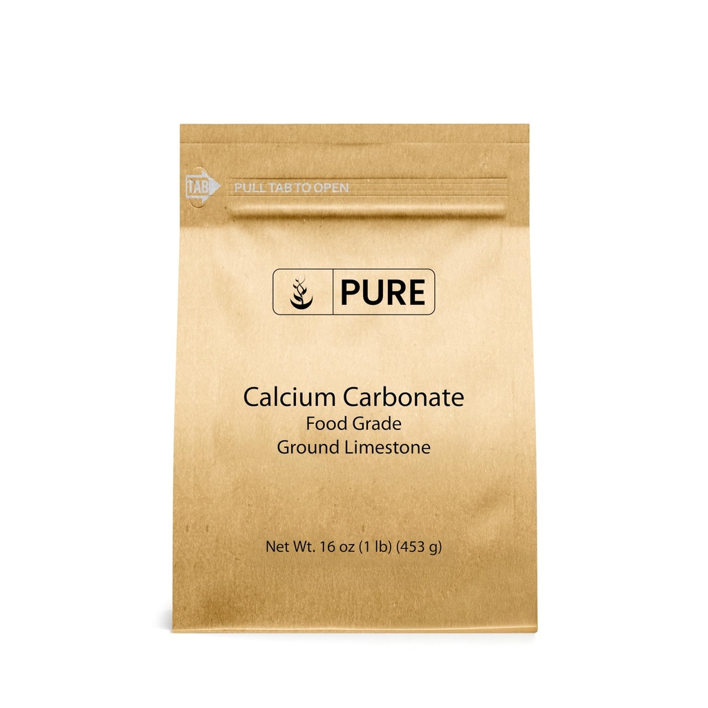 Murni Ingreasi Kalsium Karbonate (1 lb) Tambahan Diet, Pengawet Makanan, Neutralizer Acid