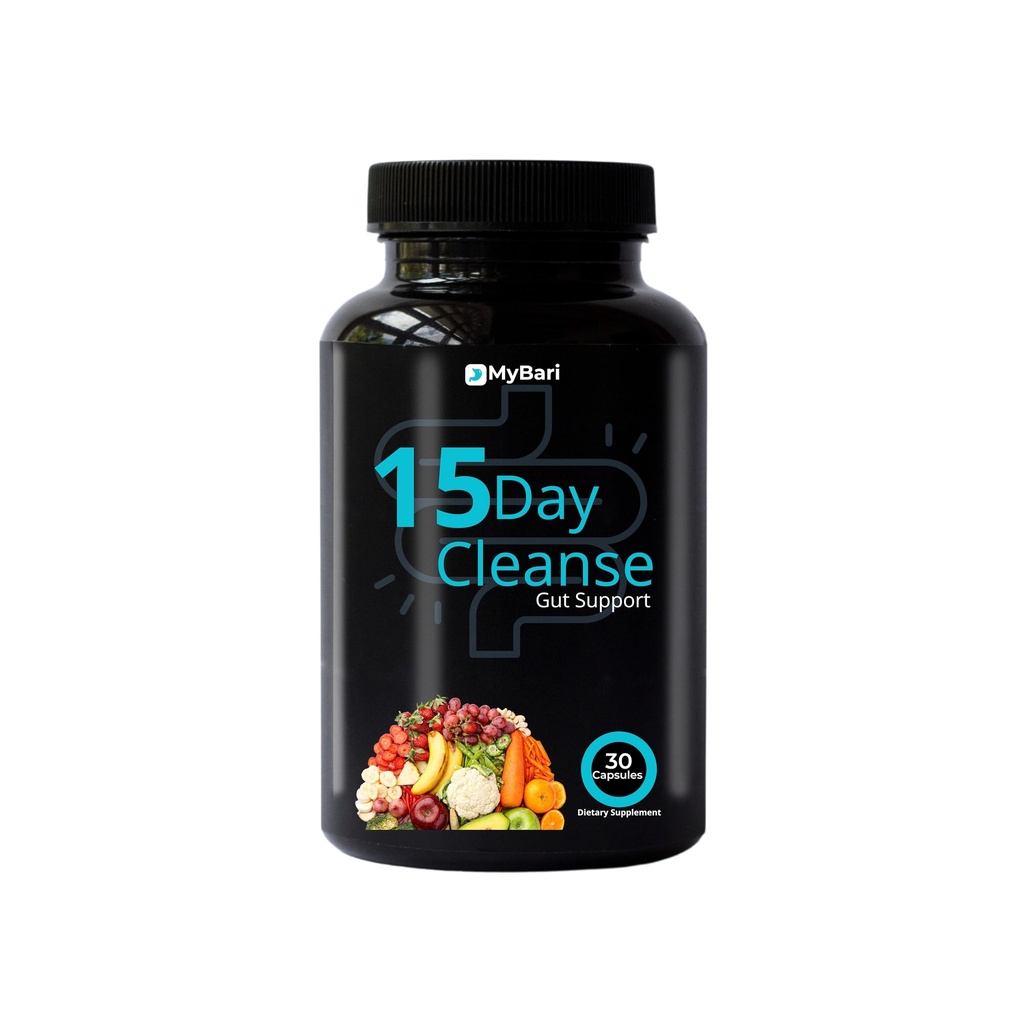 15 Hari Cleanse - Gut dan Colon Dukungan - Advanced Gut Cleanse Detox for Women & Men with Senna, Cascara Sagrada & Psyllium Husk - Non-GMO - Made in USA - 30 Capsules