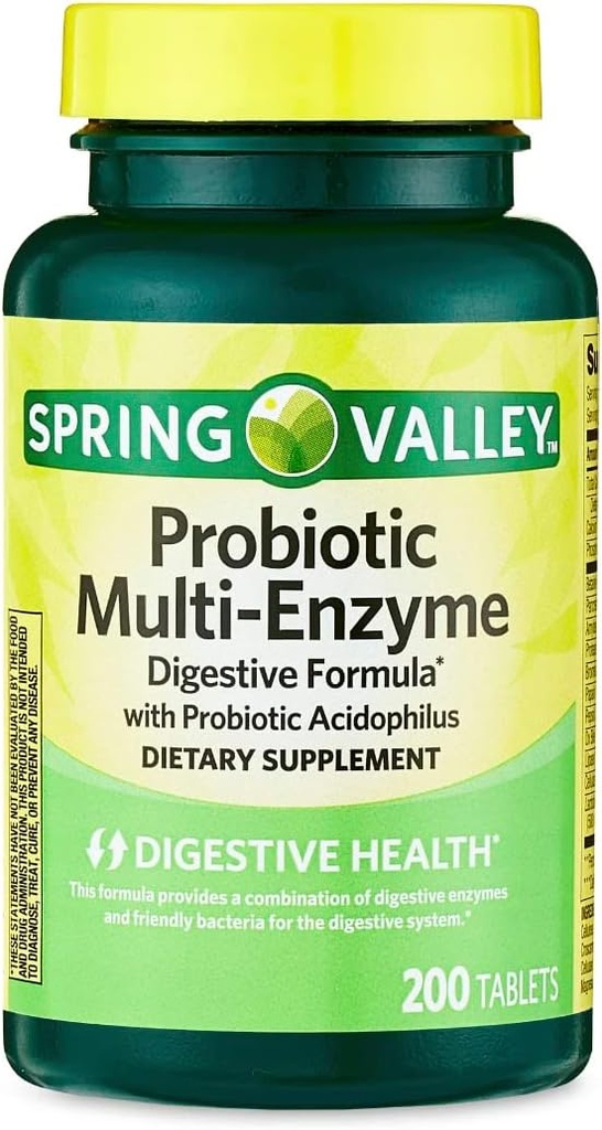 Spring Valley Multi- Enzyme Probiotic 200 tablet