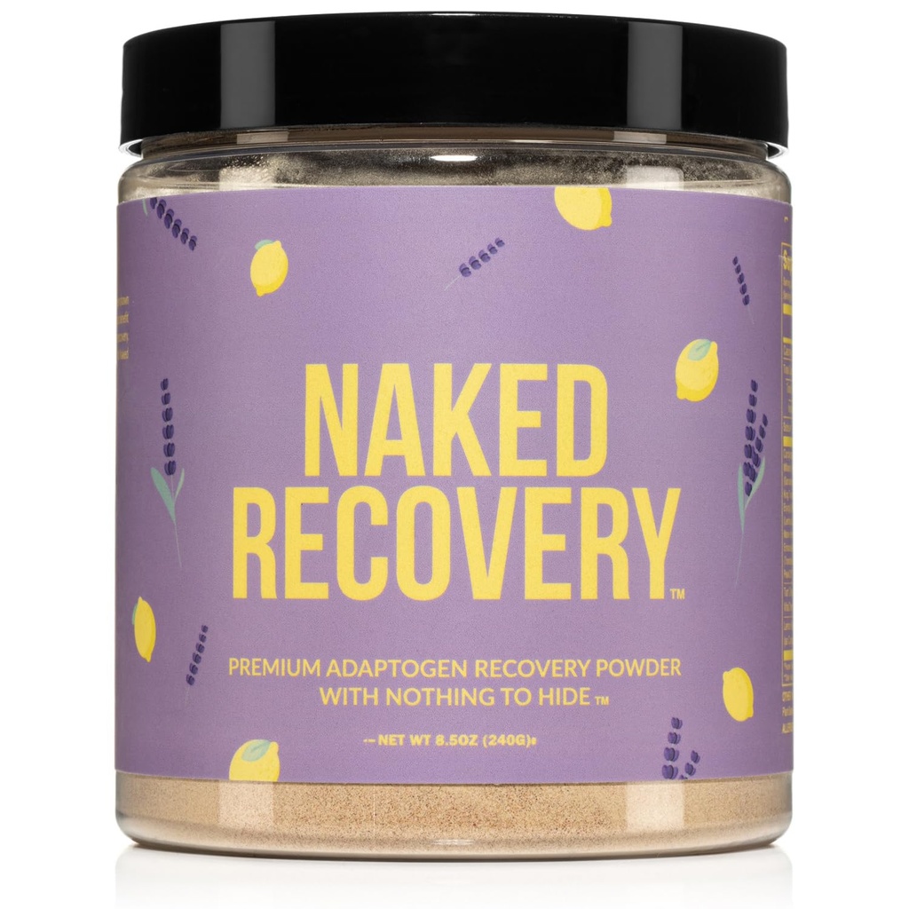 Penyembuhan NASYD - Persediaan Jamur - Lions Mane, Cordyceps, Reishi, Tart Cherries, Lemon Balm - Adaptogen Wellness Formula, Stress Relief, Muscle Recovery - 30 Hamba
