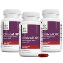 Terry Course Clinical OPC Extra Energy - Cardiovaskular Health & Focus Support - Support with Grape Seed Extract - Imune Suplemen - 60 Softgeels (Paket 3)