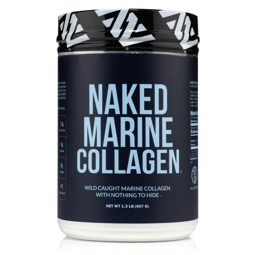 NAYWD Marine Collagen Peptides Protein Powder - Unfeared - from Wild Caught Cod - Paleo Friendly, Non-GMO, Soy- Free, Gluten- 47 Servis