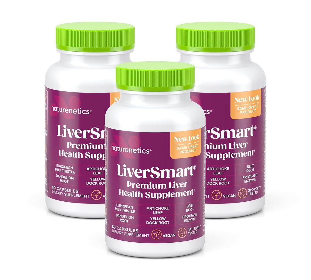 LiverSmart - Liver Cleanse & Repair Formula dengan European Milk Thistle, Silymarin, Artichoke, Dandelion, Yellow Dock Root, Beet Root - Supplemen, Renee dan Dukung Keselamatan (3)