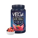 Vega Sport Vegan Powder + Recovery - 30g Plant Based Protein per Serving, Berry, 19 Servings, 5g BCAAs, Progories, NSF Sertifikasi, Untuk Shakes & Smoothies, 1.8lbs (Packaging May Vary)