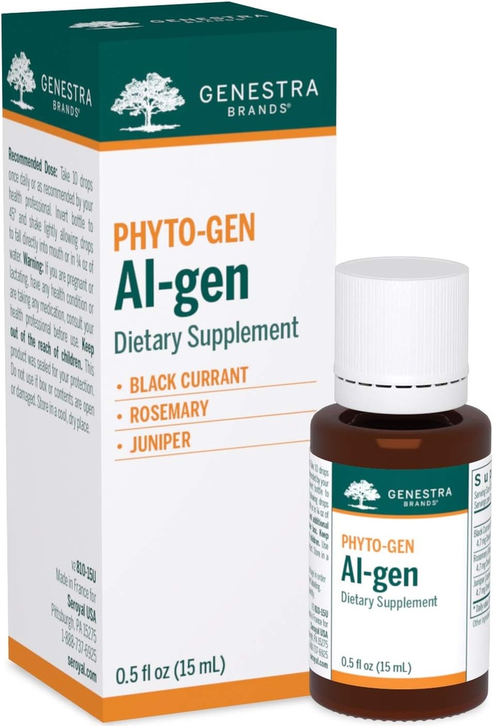 Genestra Brands Algen12.4; Currant Hitam, Rosemary, dan persediaan Juniper Herbal adalah 124; 0.5.