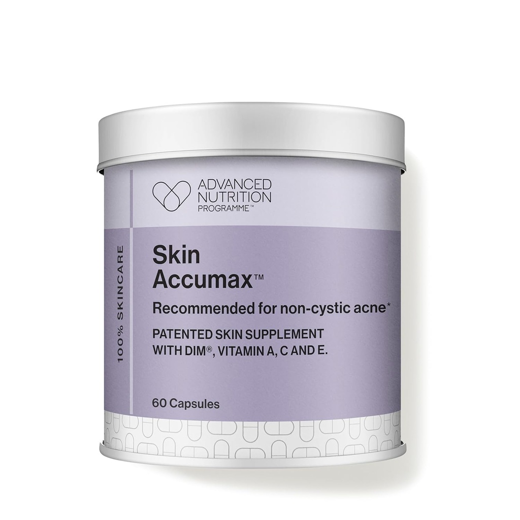 jane iredale Skin Accumax Nuttrasion Suplemen Kapsul Impsules Acne & Processly Healthy Skin Berisi Vitamin A, C dan E Vegan & Gluten- Bebas