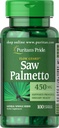 Puritan 's Pride Saw Palmetto 450 mg 100 Capsules