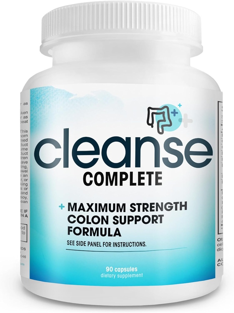 Cleanse Complete - Triple Power Activated Colon Cleansefor Optimal Colon Health and Colon Care.