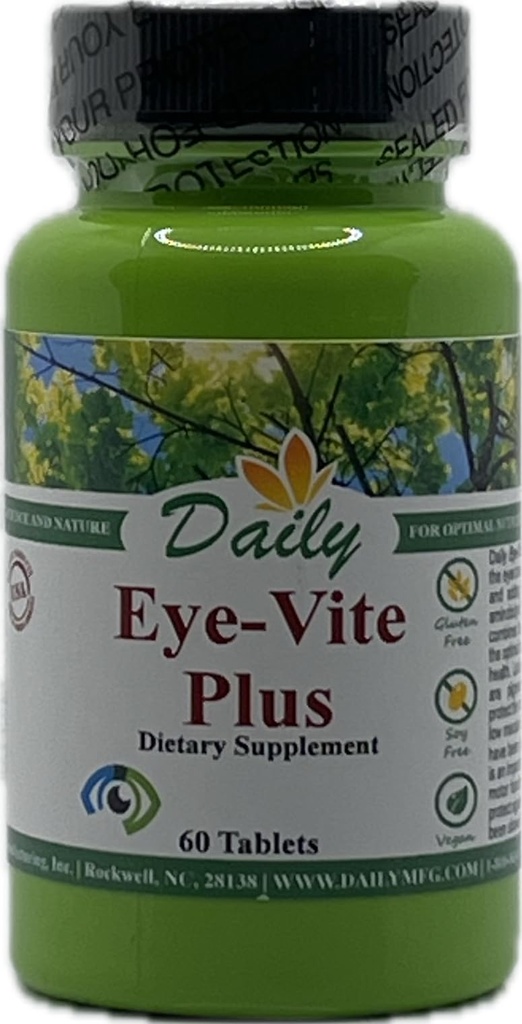 Daily Manufakturing Eye- Vite Plus ™ (Vitamin 's A, C, E, Zinc, Gamma Aminobutyric Acid (GABA), Lutein, Dalxanthin & Bilberry)