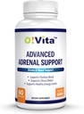 Advanced Adrenal Support with Ashwagandha, Panax Ginseng, Support Adrenal Gland Health 2- Month Supply (60 Non- GMO Capsules)