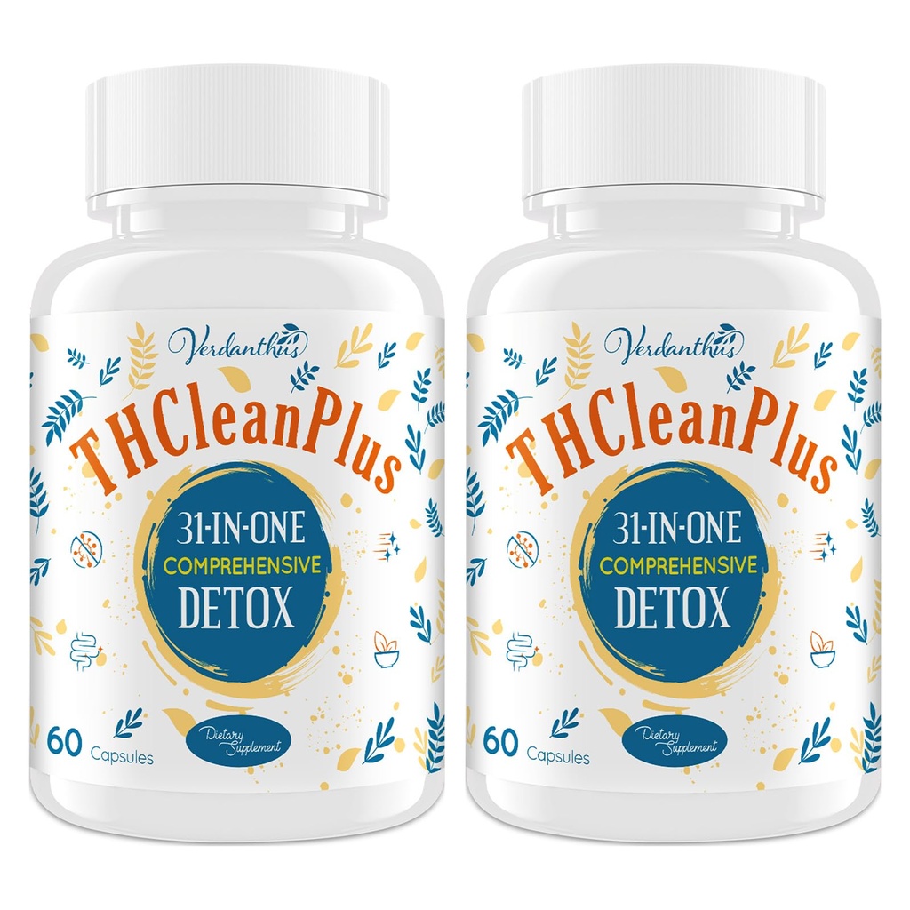 31 -1 Detox dan Liver Cleanser, Fast Detox, Full Body Detoxification, Toxins Cleaner for Liver, Ginney, Natural Herbal Formula, Dukung Imune & Mood, 120 Capsules
