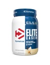 dymatize Elite Casein Protein Powder, Slow Absorbing with Muscle Building Acids, 100% Mivault Casein, 25g Protein, 5.4g BCAAs & 2.3g Leucine, Helping Overnight Recovery, Smooth Vanilla, 2 Pound